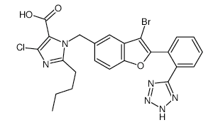 Zolasartan structure, CAS 145781-32-4