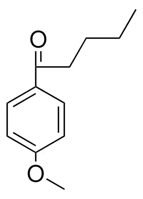 1-(4-Methoxyphenyl)pentan-1-one structure, CAS 1671-76-7
