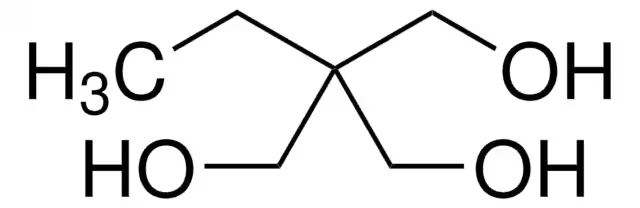 1,1,1-Tri(hydroxymethyl)propane structure, CAS 77-99-6