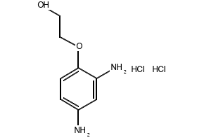 2-(2,4-Diamino)benzyloxyethanol dihydrochloride structure, CAS 66422-95-5