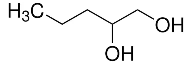 1,2-Pentanediol structure, CAS 5343-92-0