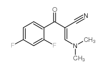 2-(2,4-Difluorobenzoyl)-3-(dimethylamino)acrylonitrile structure, CAS 138716-60-6