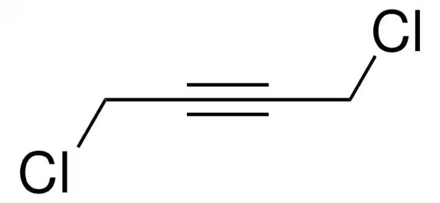 1,4-Dichloro-2-butyne structure, CAS 821-10-3