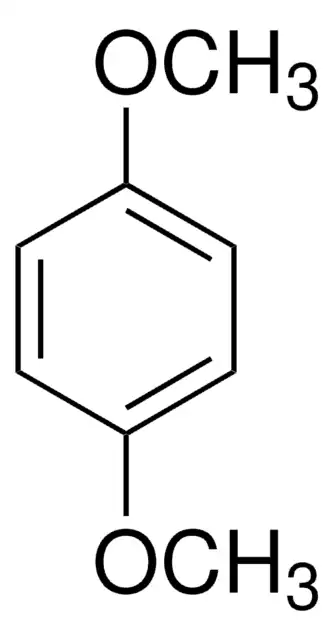 1,4-Dimethoxybenzene structure, CAS 150-78-7