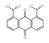 1,8-Dinitroanthraquinone structure, CAS 129-39-5