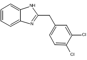 2-(3,4-dichlorobenzyl)-1H-benzo[d]imidazole structure, CAS 213133-77-8
