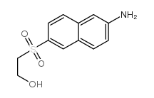 2-(6-aminonaphthalen-2-ylsulfonyl)ethanol structure, CAS 52218-35-6