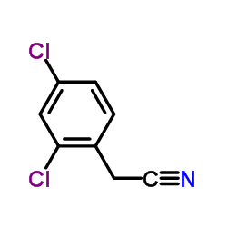 2,4-Dichlorophenylacetonitrile structure, CAS 6306-60-1