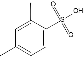 2,4-Dimethylbenzenesulfonic acid structure, CAS 88-61-9
