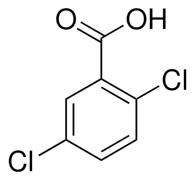 2,5-Dichlorobenzoic acid structure, CAS 50-79-3