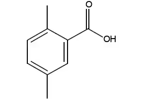 2,5-Dimethylbenzoic acid structure, CAS 610-72-0