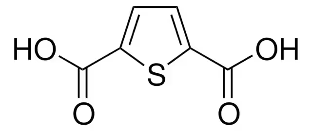 2,5-thiophenedicarboxylic acid structure, CAS 4282-31-9
