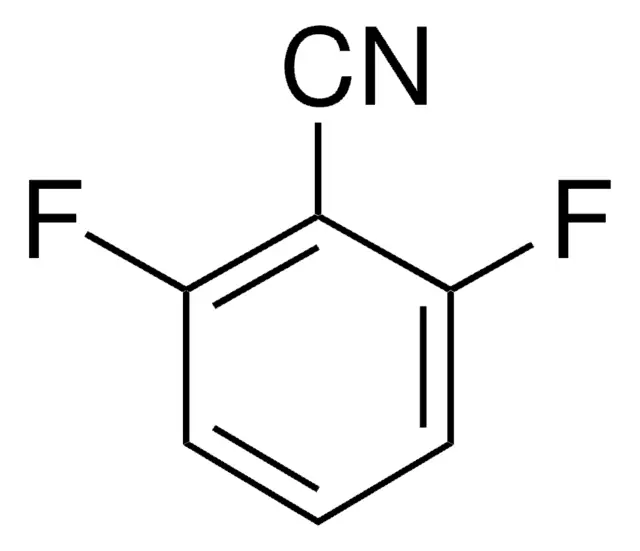 2,6-Difluorobenznitrile structure, CAS 1897-52-5