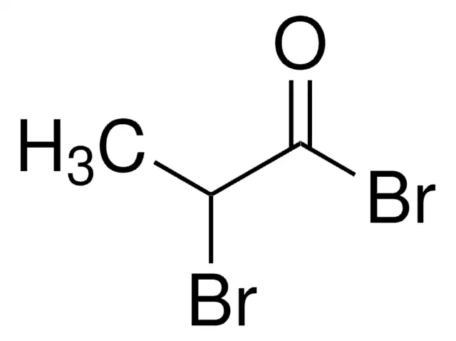 2-Bromopropionyl bromide structure, CAS 563-76-8