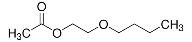 2-Butoxyethyl acetate structure, CAS 112-07-2
