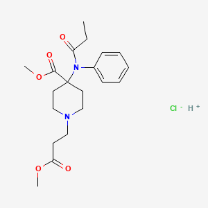 Remifentanil structure, CAS 132875-61-7