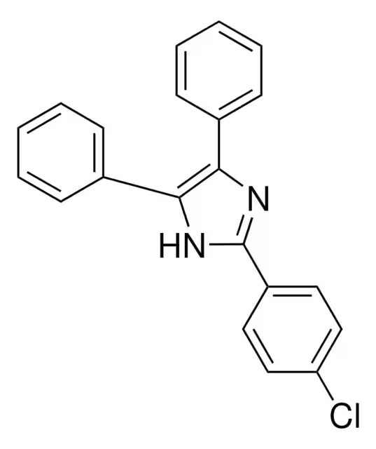 2-(2-Chlorophenyl)-4,5-diphenylimidazole structure, CAS 1707-67-1