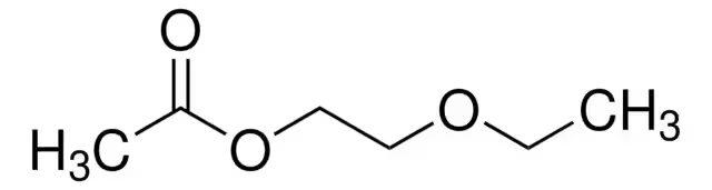 2-Ethoxyethyl acetate structure, CAS 111-15-9