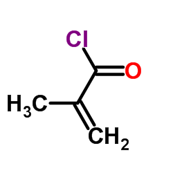 2-Methylpropenoyl chloride structure, CAS 920-46-7