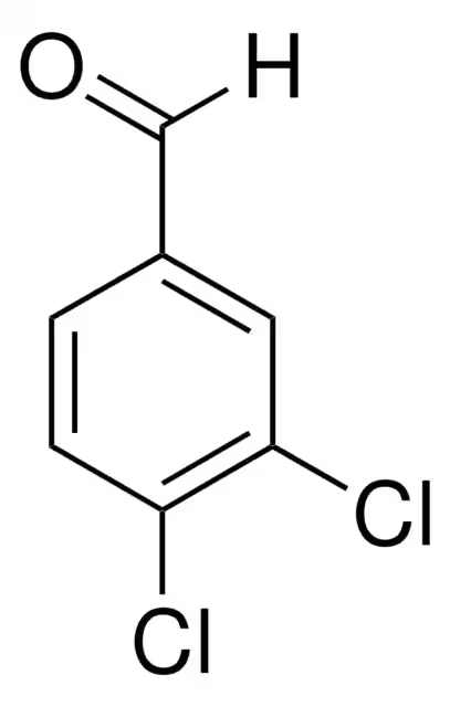 3,4-Dichlorobenzaldehyde structure, CAS 6287-38-3