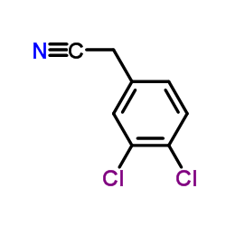 3,4-Dichlorobenzyl cyanide structure, CAS 3218-49-3
