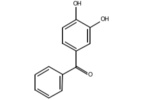 3,4-Dihydroxybenzophenone structure, CAS 10425-11-3