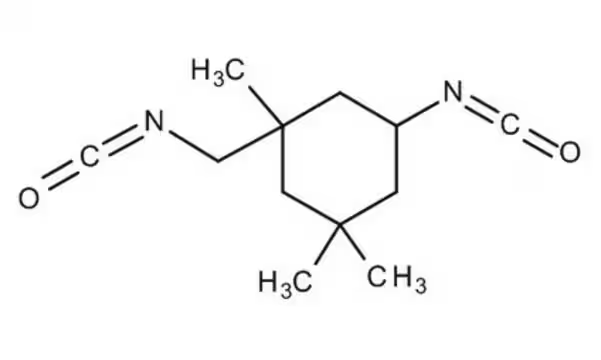 3-Isocyanatomethyl-3,5,5-trimethylcyclohexyl isocyanate structure, CAS 4098-71-9