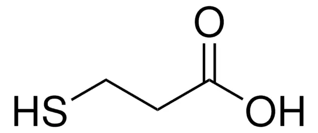 3-Mercaptopropionic acid structure, CAS 107-96-0