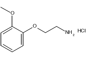 2-(2-Methoxyphenoxy)ethylamine hydrochloride structure, CAS 64464-07-9