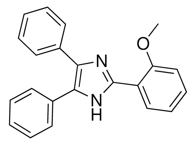 2-(2-Methoxyphenyl)-4,5-diphenylimidazole structure, CAS 1965-19-1