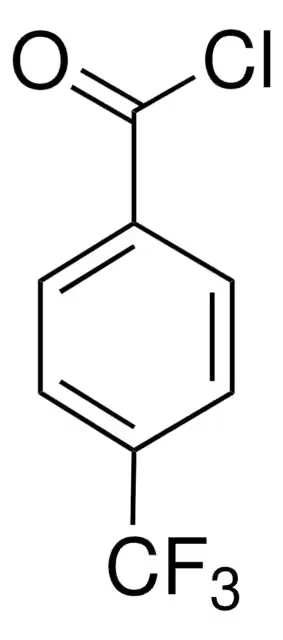 4-(Trifluoromethyl)benzoyl chloride structure, CAS 329-15-7