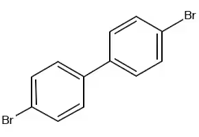4,4'-Dibromobiphenyl structure, CAS 92-86-4
