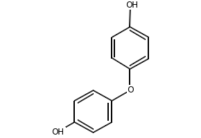 4,4'-Dihydroxydiphenyl ether structure, CAS 1965-09-9