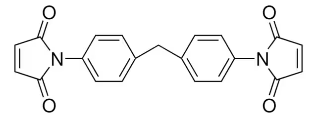 4,4'-Methylenebis(n-phenylmaleimide) structure, CAS 13676-54-5