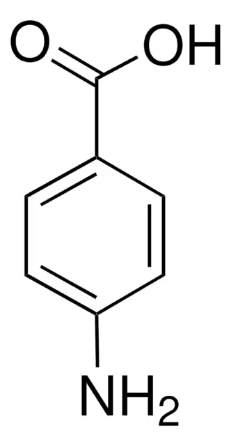 4-Aminobenzoic acid structure, CAS 150-13-0