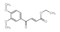 (E)-ethyl 4-(3,4-dimethoxyphenyl)-4-oxobut-2-enoate structure, CAS 80937-23-1