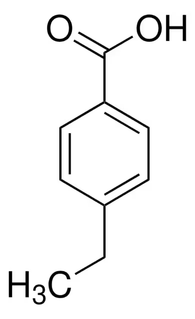 4-Ethylbenzoic acid structure, CAS 619-64-7