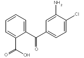 2-(3-Amino-4-chlorobenzoyl)benzoic acid structure, CAS 118-04-7