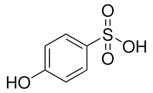 4-Hydroxybenzenesulfonic acid structure, CAS 98-67-9