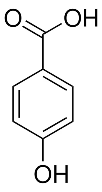 4-Hydroxybenzoic acid structure, CAS 99-96-7