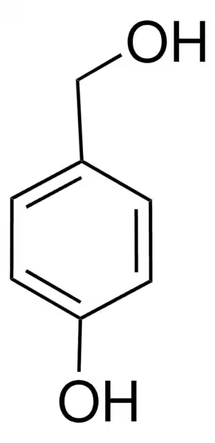 4-Hydroxybenzyl alcohol structure, CAS 623-05-2