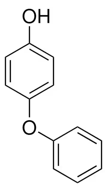 4-Hydroxydiphenyl ether structure, CAS 831-82-3