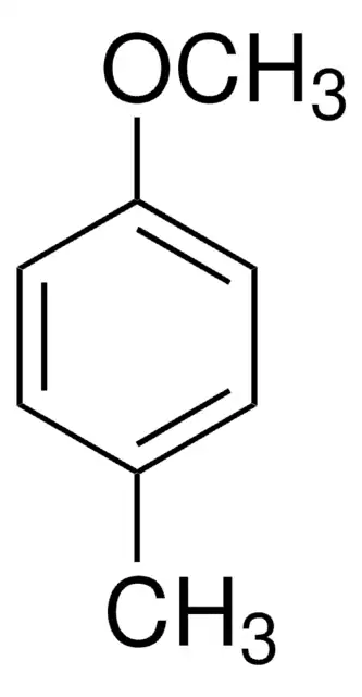 4-Methylanisole structure, CAS 104-93-8