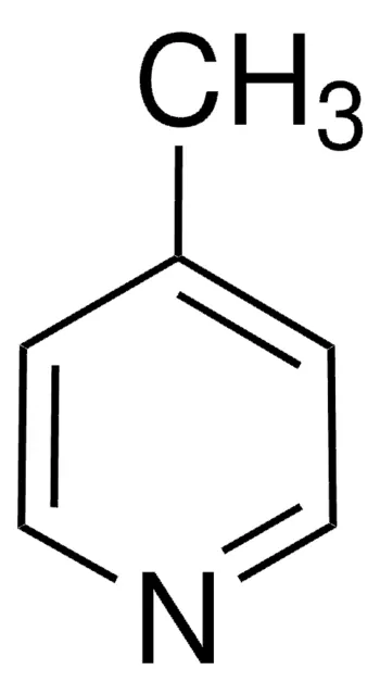 4-Methylpyridine structure, CAS 108-89-4
