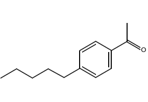 4'-n-Pentylacetophenone structure, CAS 37593-02-5
