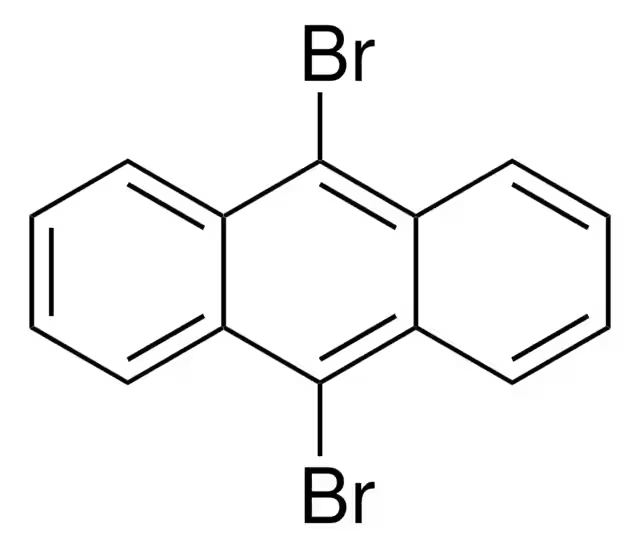 9,10-Dibromoanthracene structure, CAS 523-27-3