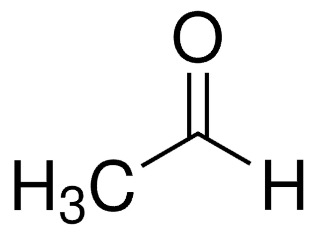 Acetaldehyde structure, CAS 75-07-0