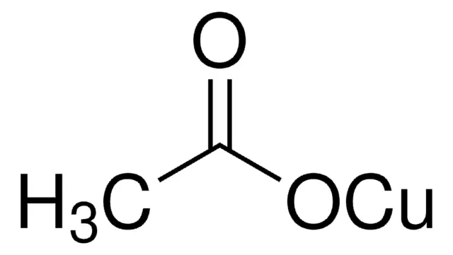 Acetic acid copper(â
) salt structure, CAS 598-54-9
