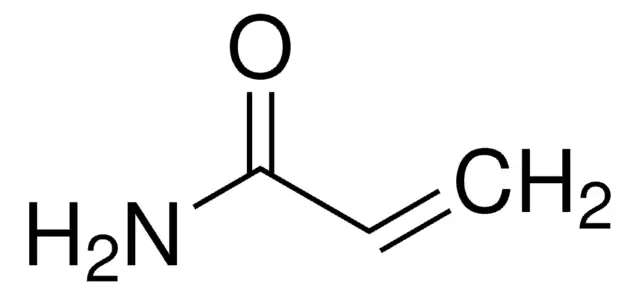 Acrylamide structure, CAS 79-06-1