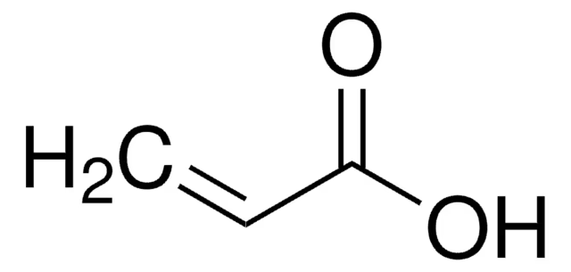 Acrylic acid structure, CAS 79-10-7